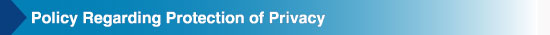 title_Policy Regarding Protection of Privacy